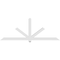 Ekena Millwork Kennewick Architectural Grade PVC Gable Bracket, 96"W x 36"H x 4"D x 4"F, 9/12 Pitch GBP096X36X0404KEN00 - alternate 4